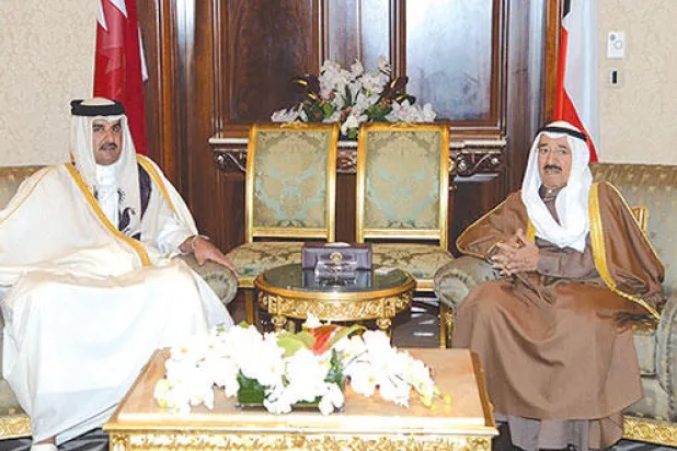 قمة كويتية ـ  قطرية بحثت الملفات المشتركة