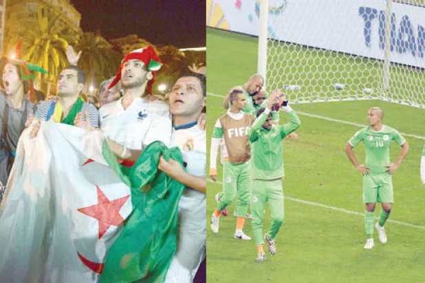 المنتخب الجزائري يودع مونديال البرازيل مرفوع الرأس واحتفاء رسمي وشعبي به