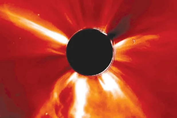 عاصفة شمسية كادت تؤدي إلى كارثة في الأرض