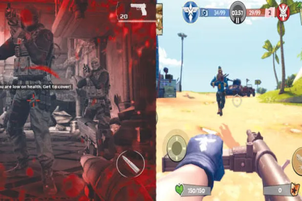 ألعاب قتالية على الأجهزة الجوالة