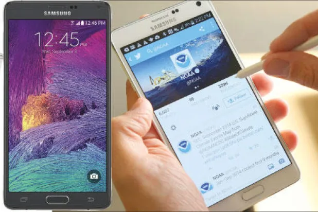 هاتف «سامسونغ غالاكسي نوت 4».. لمحة لمستقبل الحوسبة