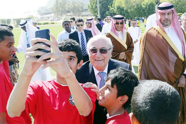 بلاتر: أتمنى مشاهدة المنتخب السعودي في مونديال روسيا 2018