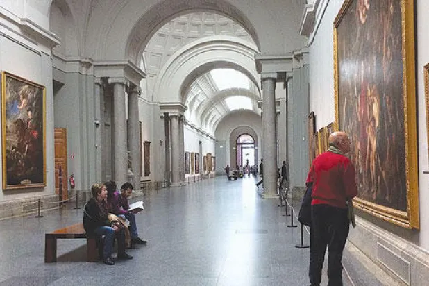 إحدى قاعات المتحف