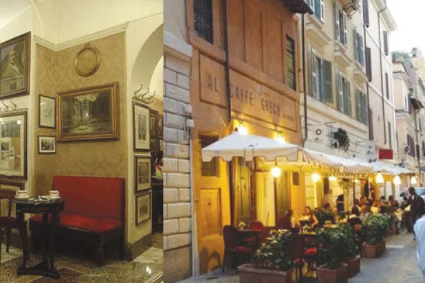 مقهى «أنتيكو» في روما.. أسسه يوناني من بلاد الشام عام 1760