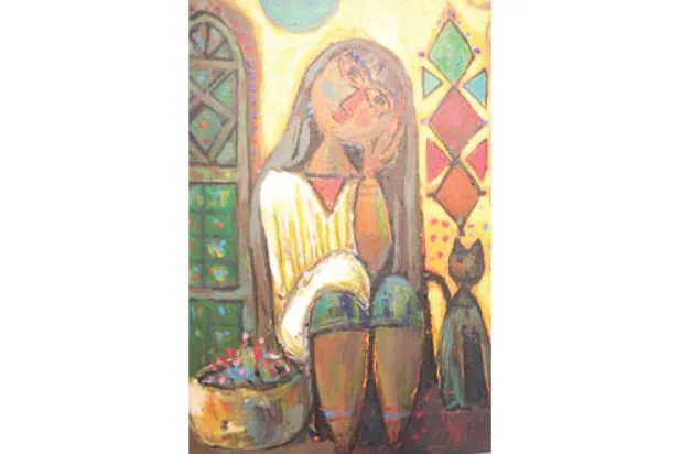 سعدي داود في معرضه الـ14: دهشة طفولية متجددة أمام الموروث الشعبي