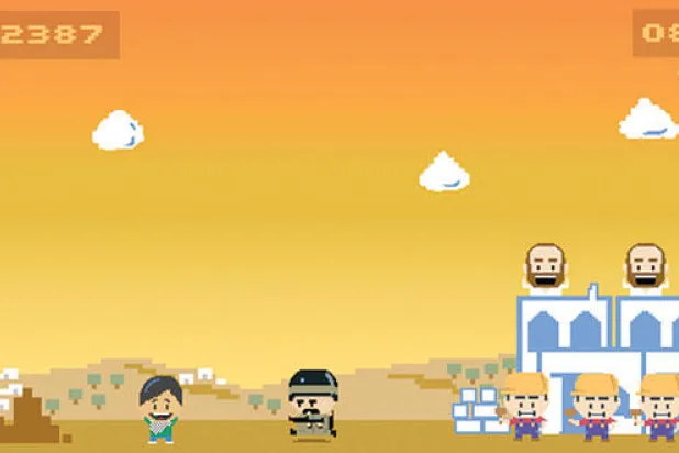 مقاومة الاحتلال الإسرائيلي  في لعبة «رمزيس رامبل»