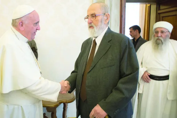 بابا الفاتيكان التقى زعماء الطائفة الإيزيدية