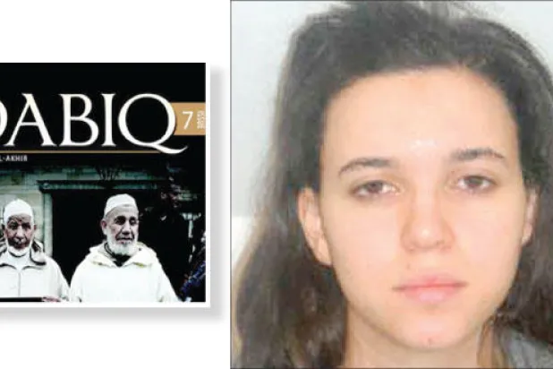 مجلة «داعش» تعلن وجود حياة بومدين أرملة أحد منفذي هجمات باريس في سوريا