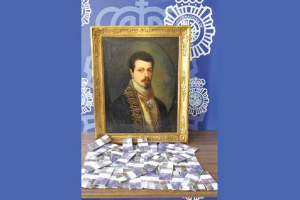 محتالان حاولا بيع لوحة مزيفة لثري عربي مزعوم