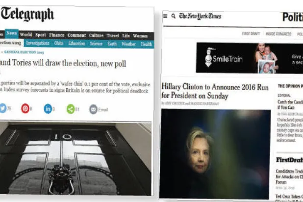 الانتخابات التشريعية البريطانية تتصدر التغطية الصحافية