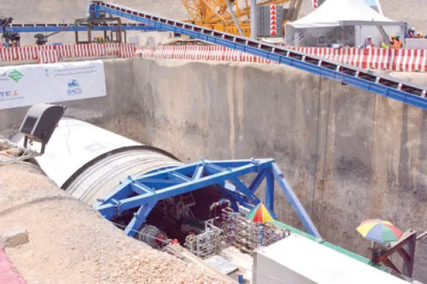 تدشين ثاني آلات الحفر العملاقة لأنفاق القطار في العاصمة الرياض