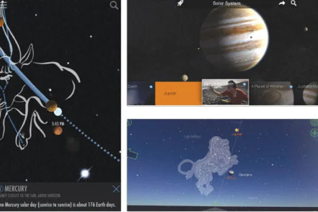 جولة سياحية إلكترونية بين الكواكب والنجوم