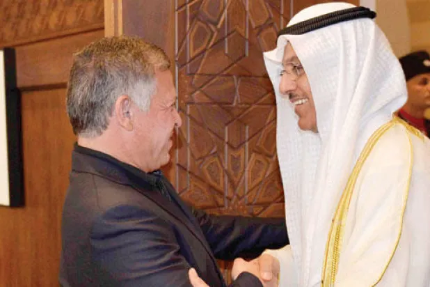 الملك عبد الله الثاني يؤكد وقوف بلاده مع الكويت ضد الإرهاب