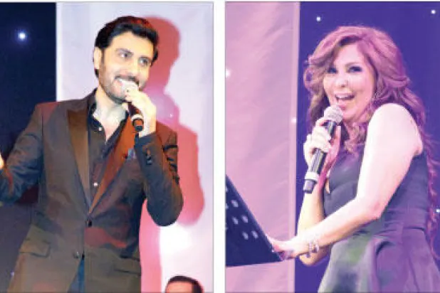 «ليلة الرومانسية» أضاءتها إليسا.. وراقصها ماجد المهندس