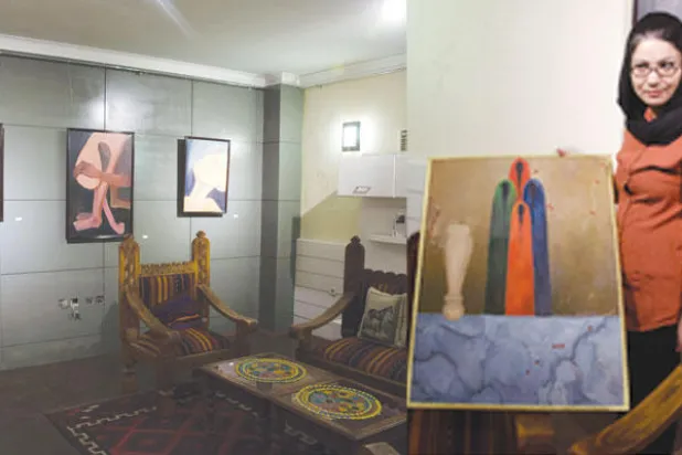 رسومات مثيرة للجدل على جدران معرض فني نسائي في كابل