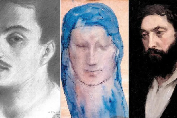 30 لوحة لجبران عمرها أكثر من مائة عام في متحف الشارقة