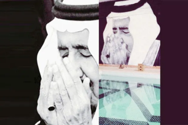 مواطن سعودي طلب من «كلاخ» رسم الملك سلمان على جدار منزله