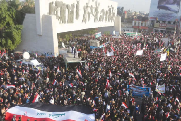 السلطات العراقية تلوح بتشريع قانون يقيد المظاهرات الشعبية وحرية التعبير والرأي