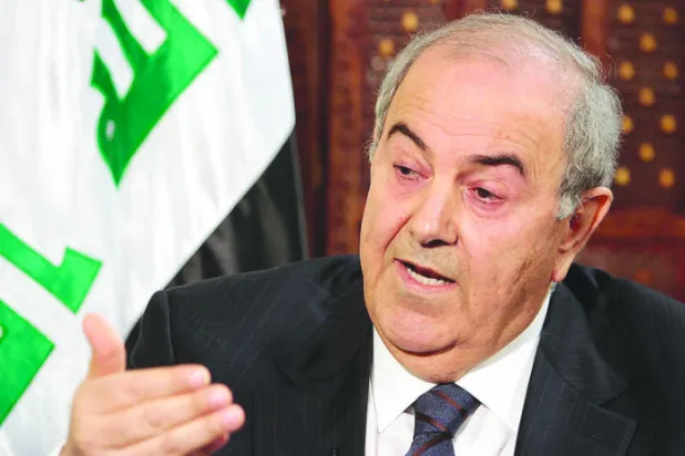 علاوي: العراقيون يترحمون على صدام بسبب أدائنا