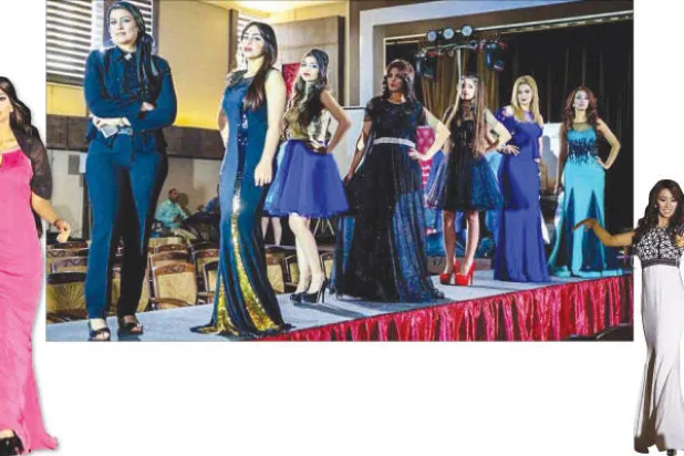 عارضات أزياء عراقيات يقدمن في بغداد عروضهن على أنغام ناظم الغزالي