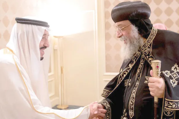 تواضروس الثاني يثمن دور خادم الحرمين في الوقوف بجانب مصر