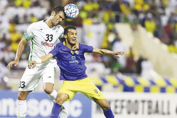 فريق النصر ودع الآسيوية بخسارة مدوية أمام ذوب أهان الإيراني (تصوير: عبد العزيز النومان)