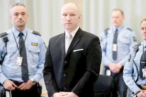 اليميني المتطرف بريفيك يكسب دعوى قضائية ضد سلطات النرويج