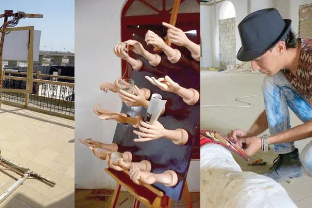 شباب عراقيون يقلبون معادلة الفنون بابتكارات {الحياة}