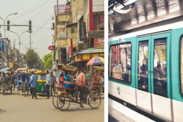 رحلة الوصول إلى العمل حول العالم.. من المترو اللندني إلى «توك توك» نيودلهي