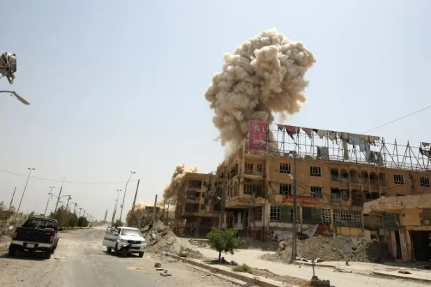 معارك بين القوات الأمنية العراقية وتنظيم داعش لتحرير منطقة جزيرة الخالدية