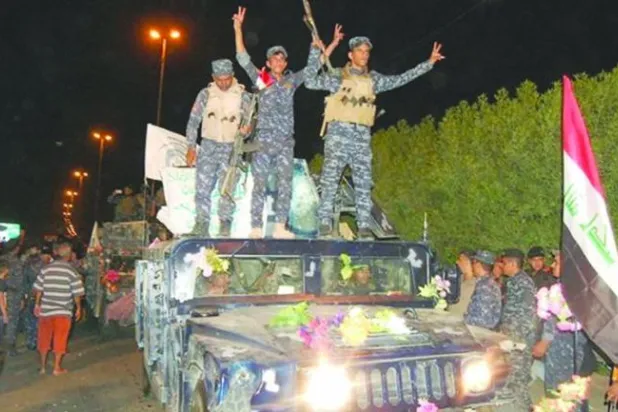 «درع الفلوجة» المدرَّب أميركيا يتولى أمن المدينة بعد انسحاب القوات الحكومية