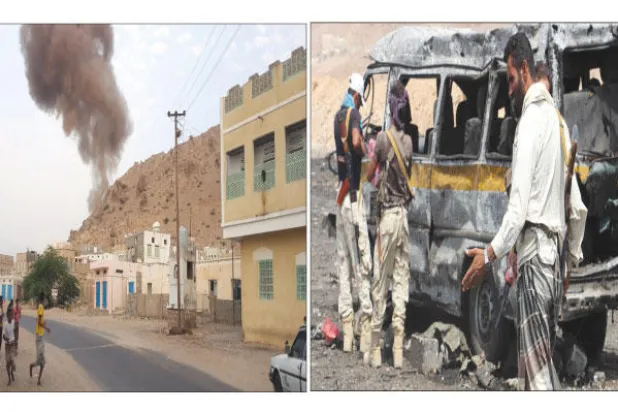 تفجيران إرهابيان في المكلا يخلفان عشرات القتلى والجرحى.. و«القاعدة» يتبنى العملية