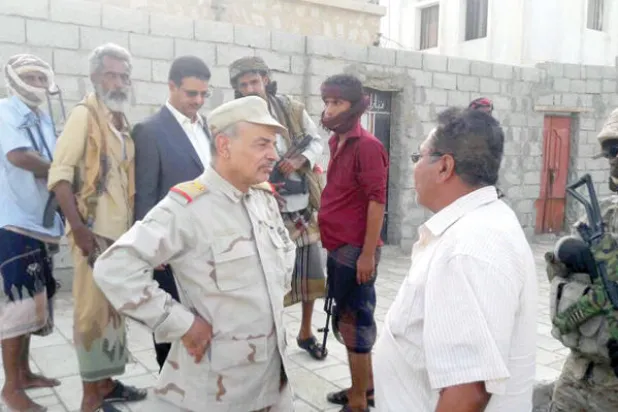 المحرمي: حررنا مدن أبين من «القاعدة».. والإرهاب سيستمر طالما بقي الانقلابيون في صنعاء