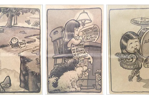 وجبة تلميذة تتحول إلى ظاهرة كاريكاتيرية في قاعة الغداء المدرسية