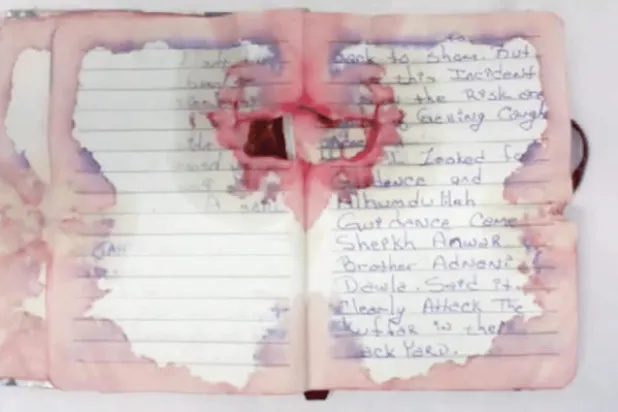 اليوميات المغطاة بدماء المشتبه به في تفجيرات نيويورك تحمل آثار «القاعدة» و«داعش»