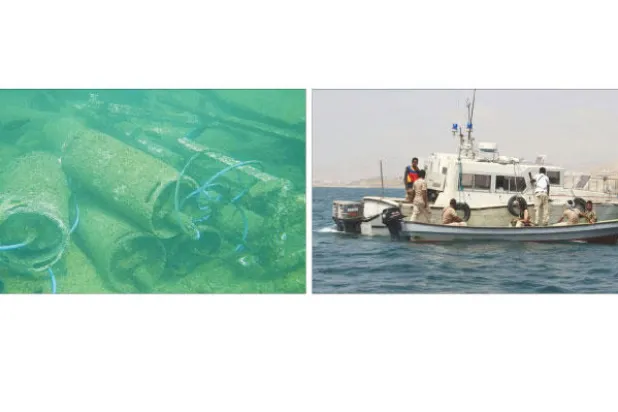 تفكيك نصف طن من المتفجرات يجنب المكلا اليمنية مخاطر كبيرة