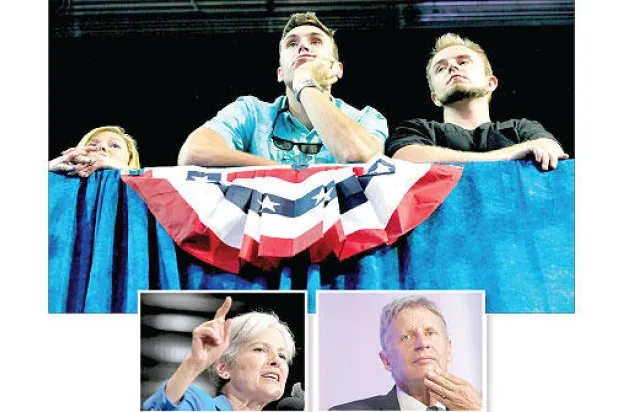 جونسون وستاين.. مرشحا الانتخابات الأميركية المنسيان