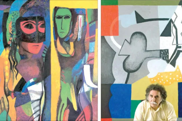 أعمال الفنان ضياء العزاوي تحل في متاحف قطر