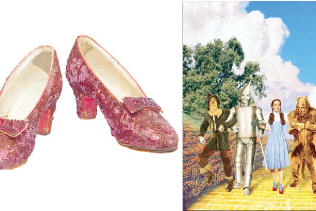 حملة أميركية لترميم حذاء دوروثي من فيلم «ساحرة أوز»