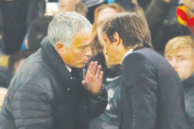 مورينهو ممتعض من احتفال كونتي ويتهمه بمحاولة إذلاله