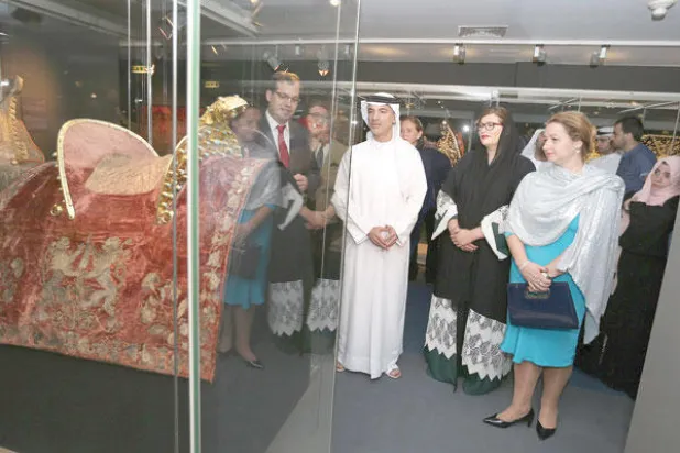 حضر افتتاح المعرض كبار الشخصيات في الإمارات