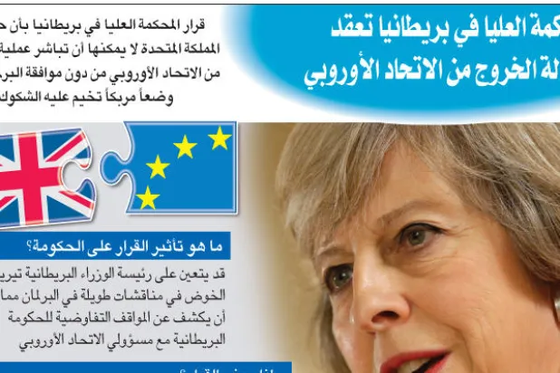 قرار المحكمة العليا عصا في عجلات «بريكسيت»