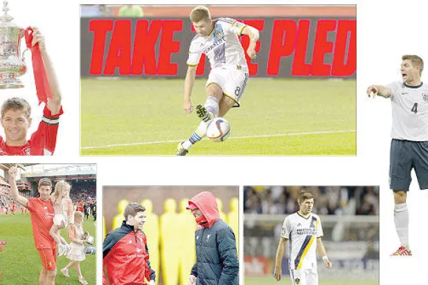 ستيفن جيرارد.. سائحًا أفضل منه لاعبًا في لوس أنجليس