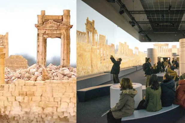 معرض باريسي يستعيد المواقع الأثرية السورية