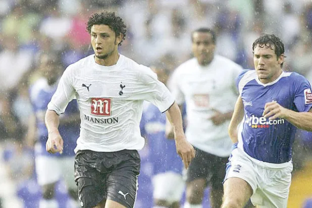 حسام غالي .. قضى فترات متقلبة في فريق توتنهام (غيتي)