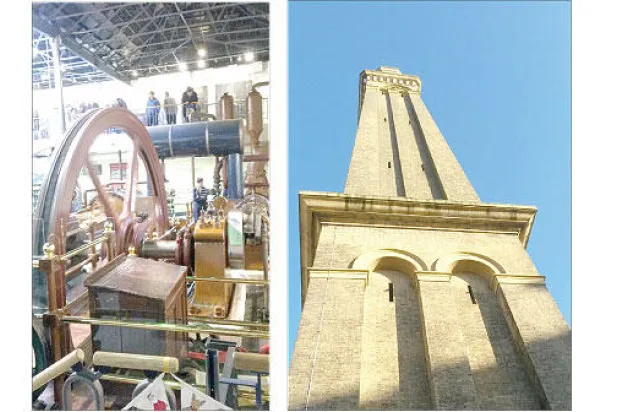 محطة مياه جسر «كيو»... ومتحف الماء والبخار بلندن