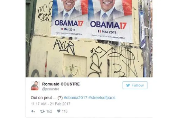 اتجاه لدفع أوباما للرئاسة  مرة أخرى... لكن في فرنسا