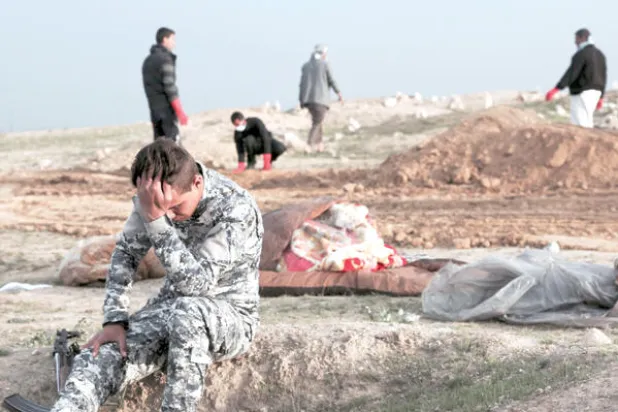 القوات العراقية تقترب من «جامع البغدادي»