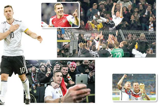 لوكاس بودولسكي يسدل الستار على مسيرته الدولية بطريقة رائعة