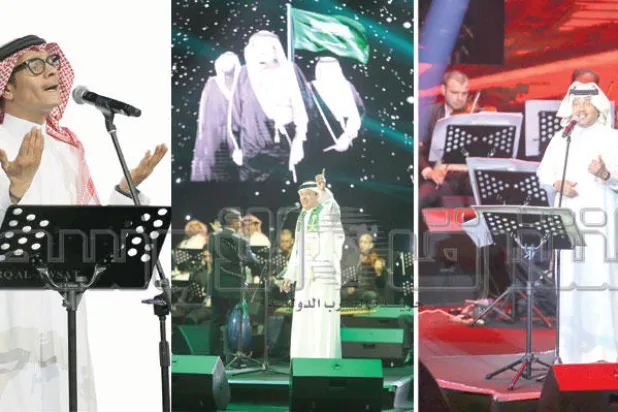 رابح صقر يهدي جمهور الرياض أغاني ألبومه الجديد... وخالد عبد الرحمن يقدم روائع فترته الذهبية